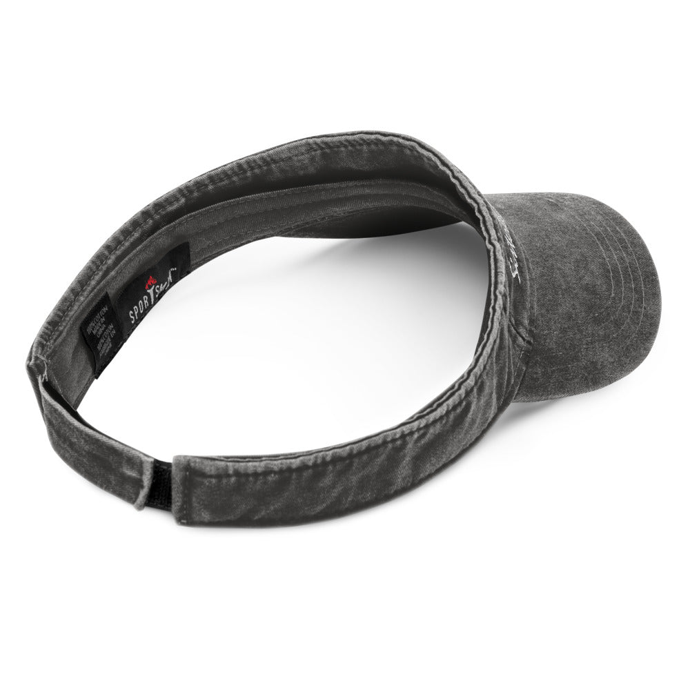 Sisterlocks Denim Visor - Black