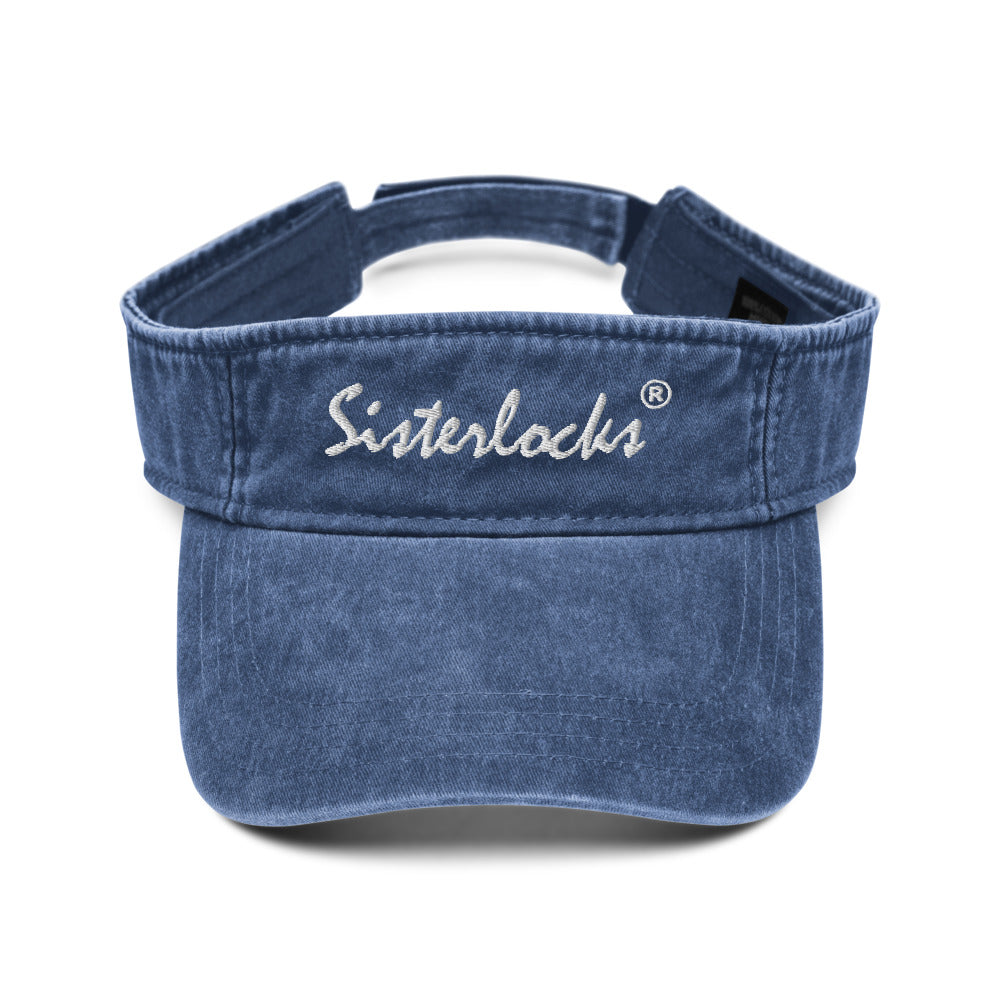 Sisterlocks Denim Visor - Blue