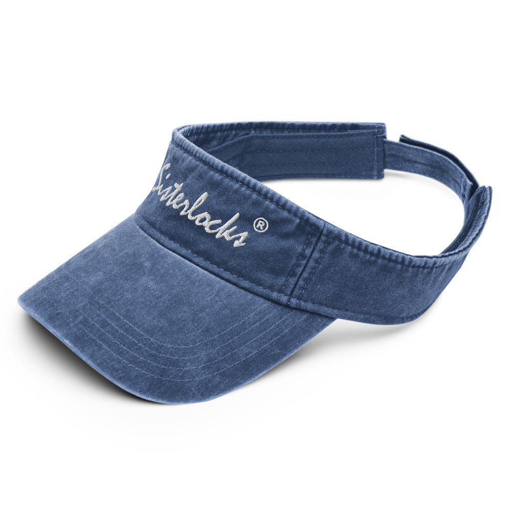 Sisterlocks Denim Visor - Blue