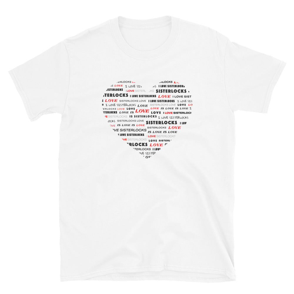 Sisterlocks Heart - Softstyle T-Shirt (White)